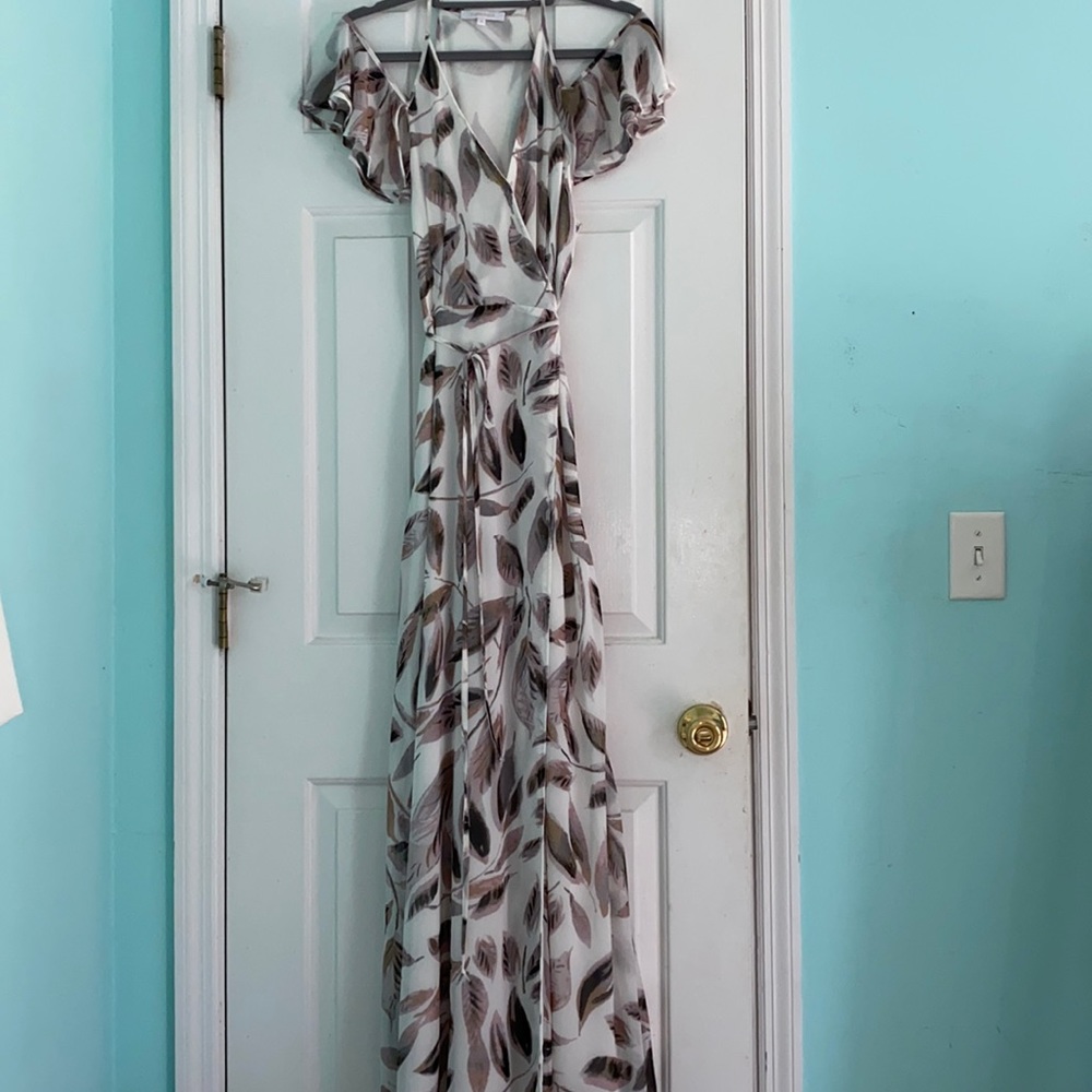 Wrapped maxi dress